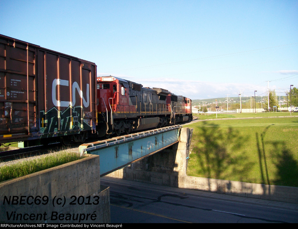 CN 2101 on the 402 East